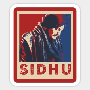 Sidhu Pop Art Style Sticker